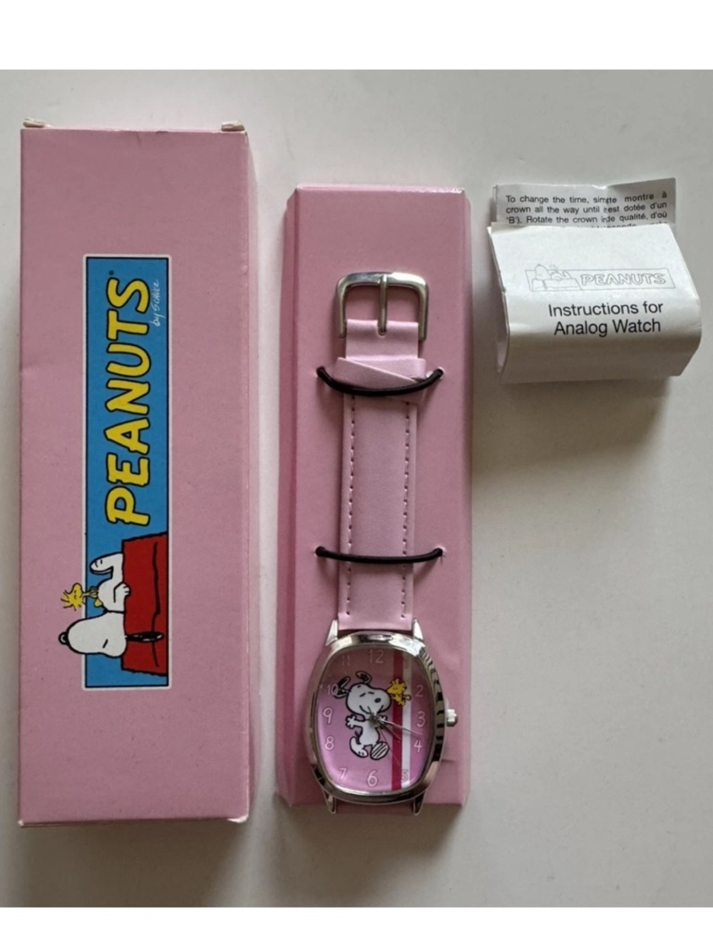 Peanuts Snoopy Pink Watch